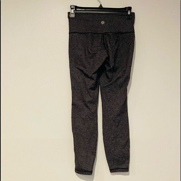 Athleta Herringbone Criss Cross Power Up 7/8 Leggings Size XS - Picture 4 of 8